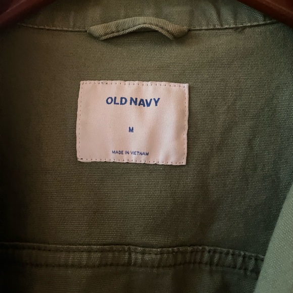 Old Navy Olive Military Jacket - Picture 3 of 5